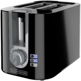 2-Slice Toaster, 7 Toast Shades, Removable Crumb Tray, Illuminated Bagel, Frozen and Cancel Functions