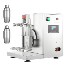 Milkshake Maker Machine, 120W Commercial Milk Tea Shaker Machine, Double Head Milk Shake Mixer Machine, 0-180s Adjustable Milkshake Blender