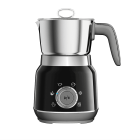 5in1 Electric milk foam LED touch control 0.4L cold foam removable cold and cold milk foam, can adjust the temperature and thickness of milk foam (PSMF01a: PSMF01a)